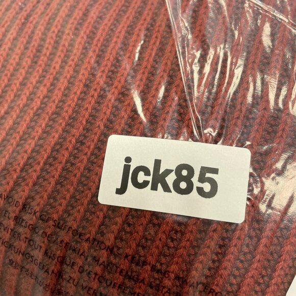 NEW Lands' End Drifter Men's M Half-Zip Pullover Sweater  Red 100% Cotton -85 - Picture 13 of 13